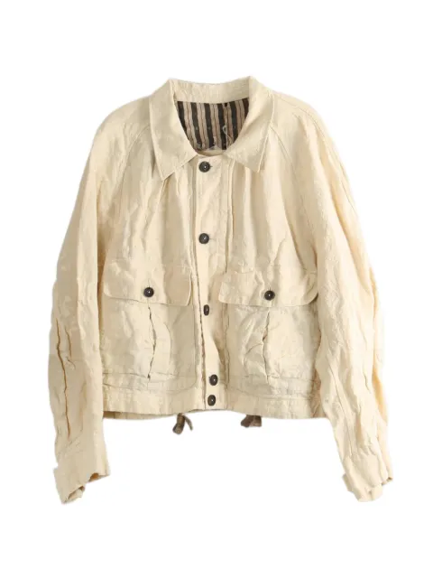 Ziggy Chen cropped workers jacket