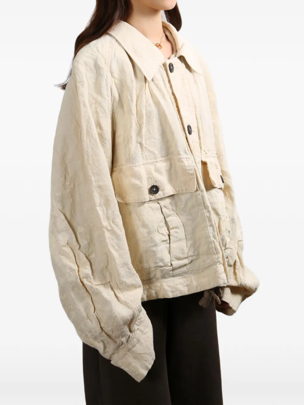 Ziggy Chen Cropped jack Beige