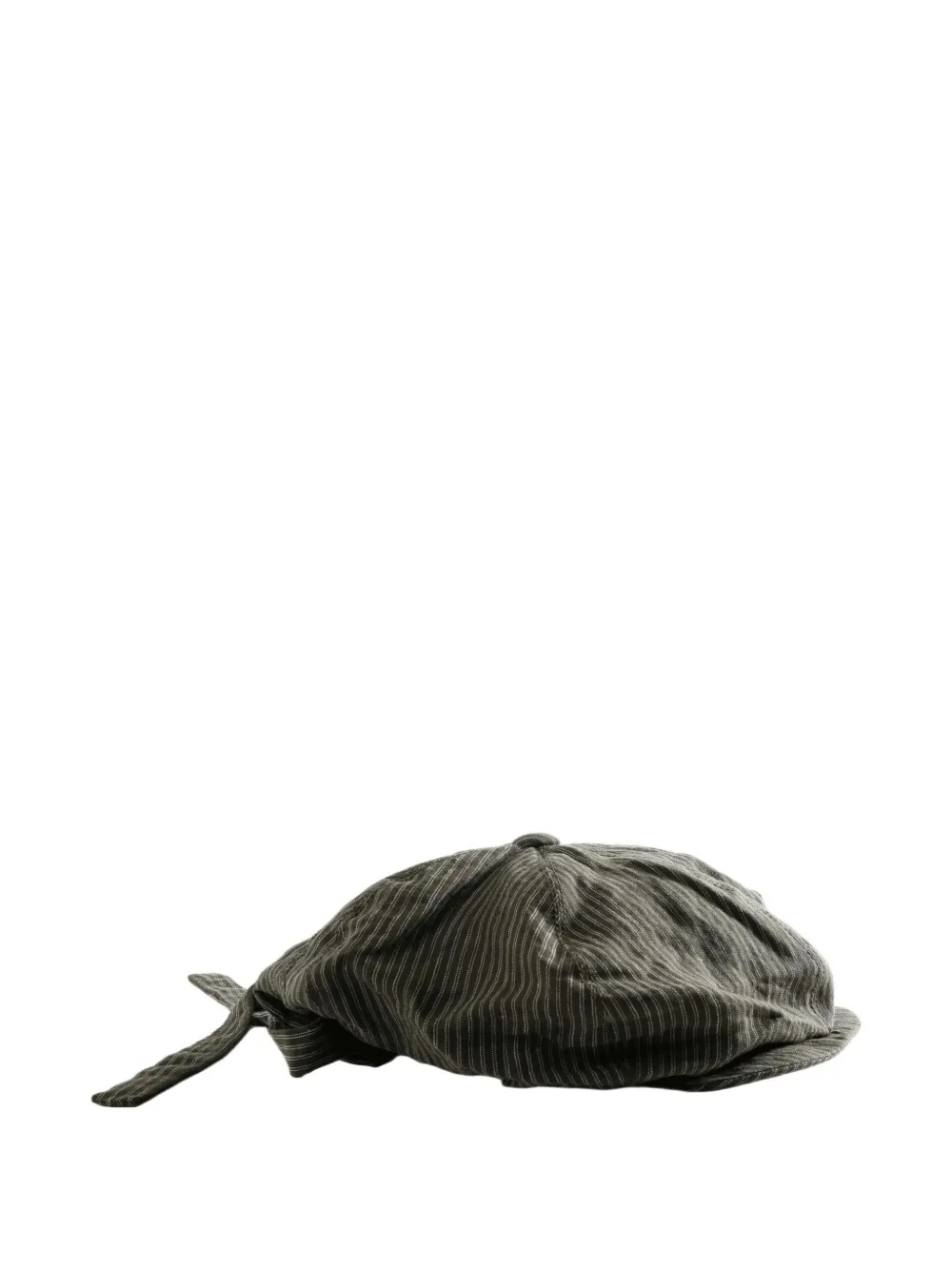  Ziggy Chen Pinstripe-pattern Baker Hat - Gris 