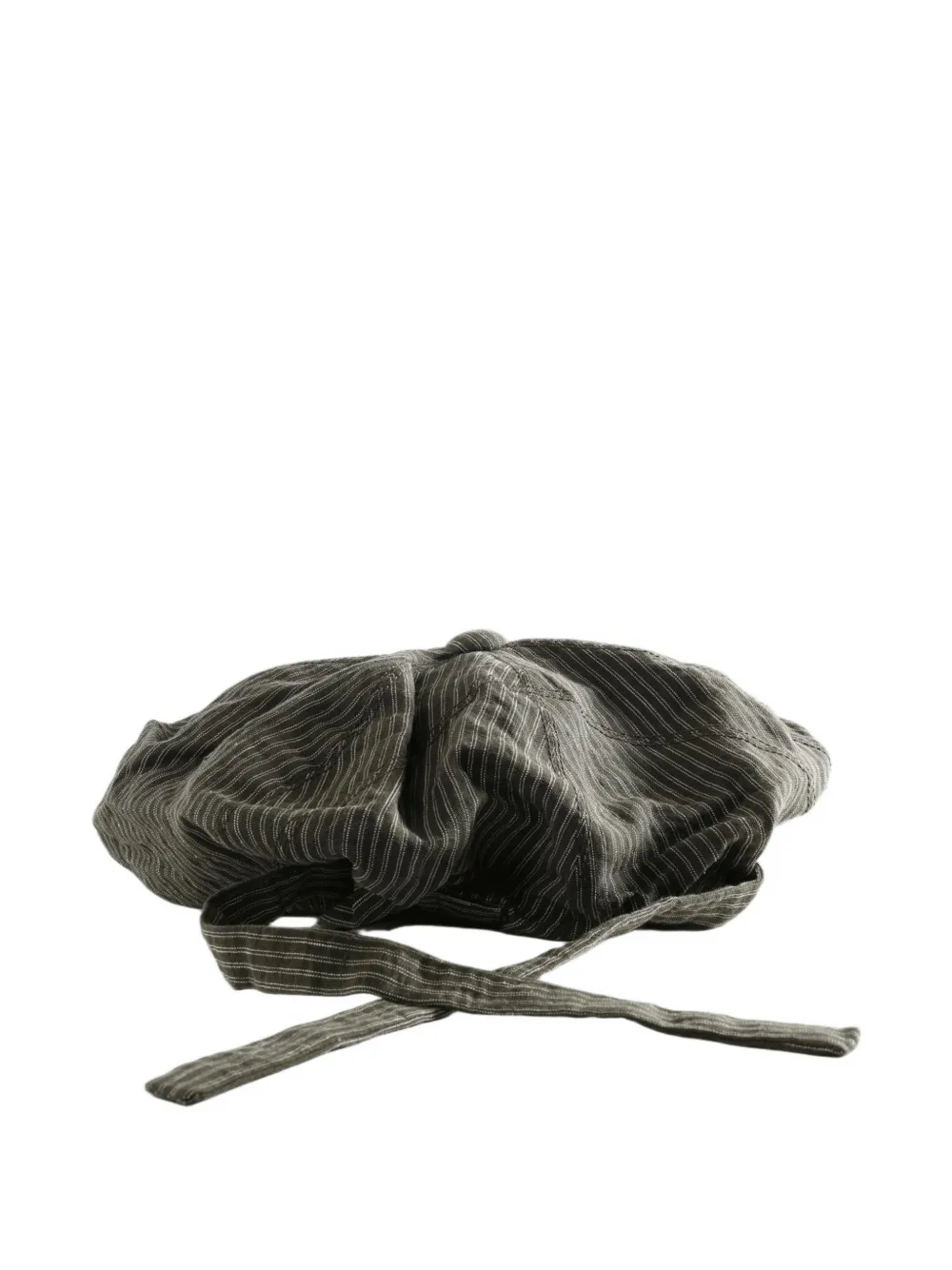  Ziggy Chen Pinstripe-pattern Baker Hat - Gris 