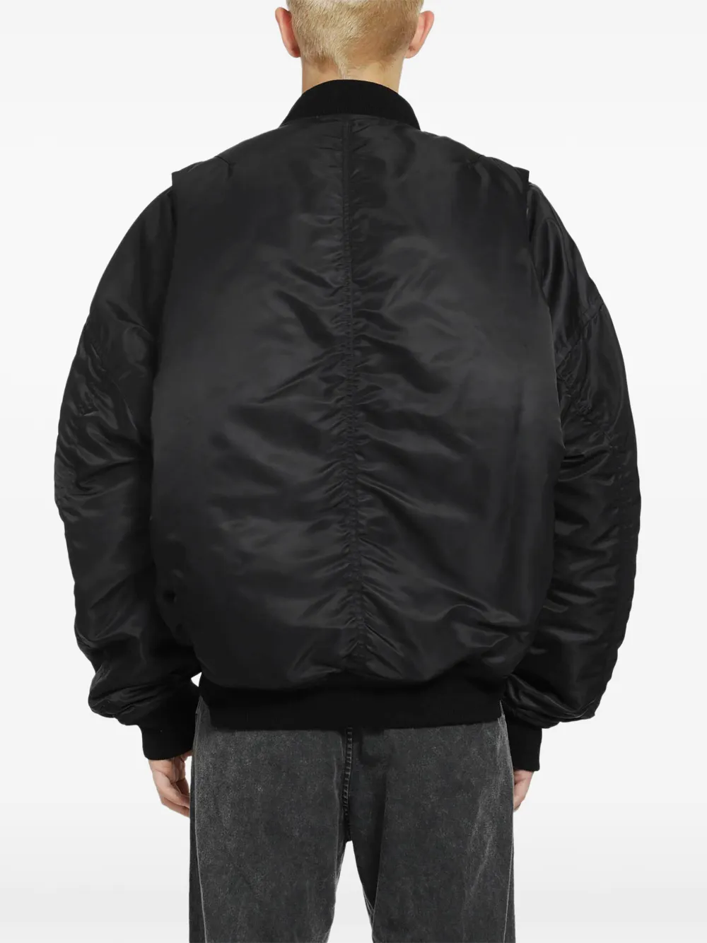 Maison MIHARA YASUHIRO Bomberjack met spencer Zwart