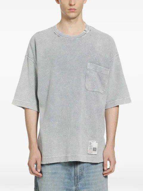 Maison MIHARA YASUHIRO waffle-knit T-shirt