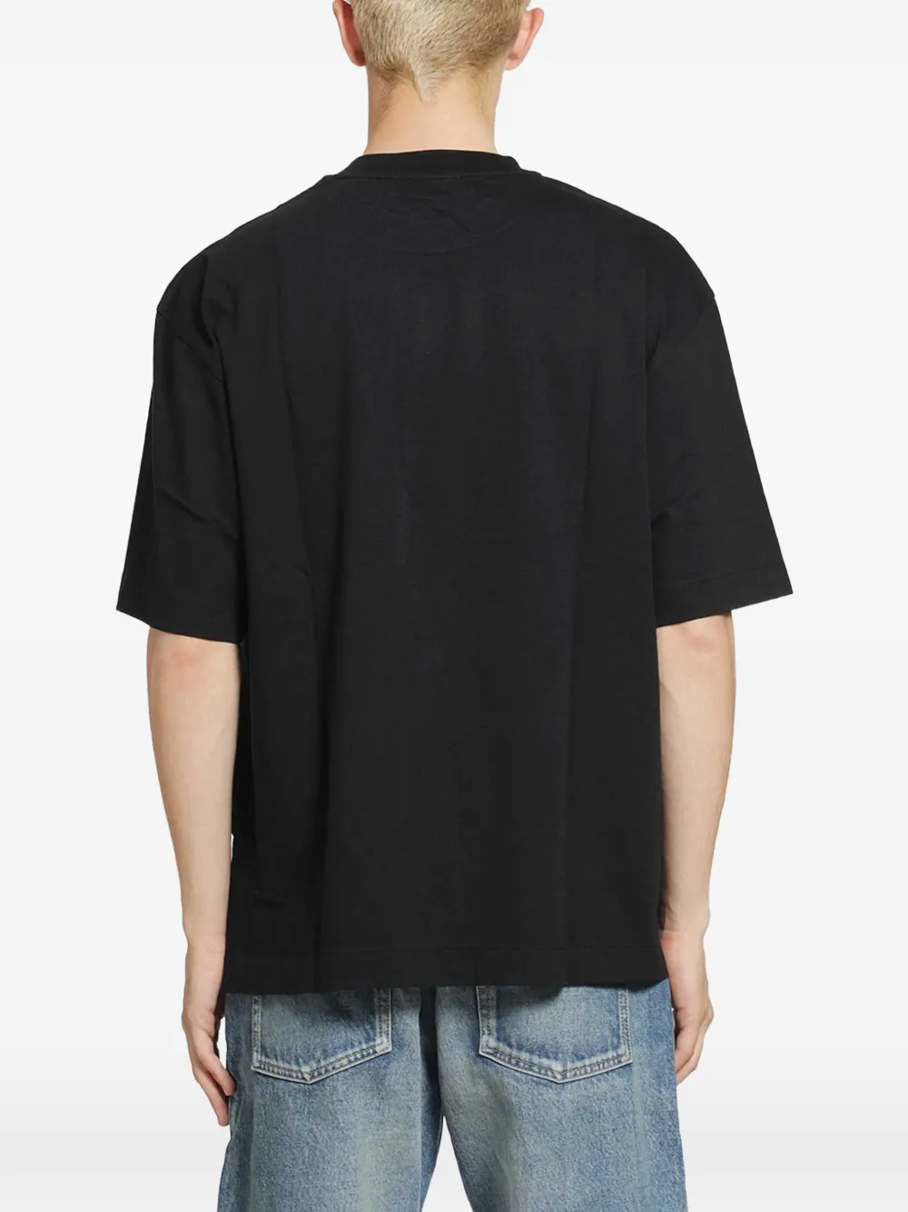 Off-White T-shirt met logoprint Zwart