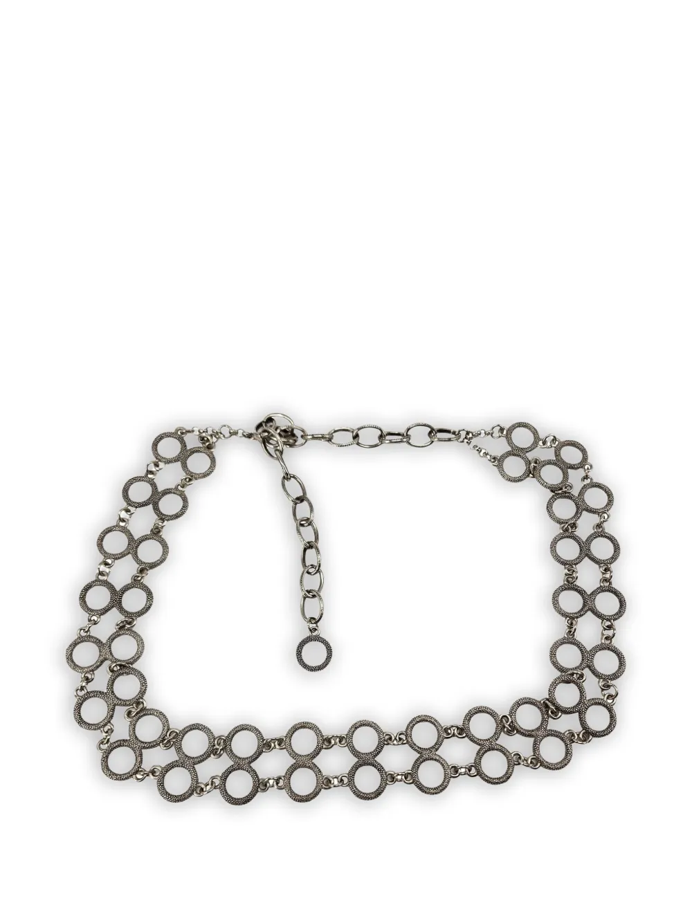 Madison 1970-1980s textured-link chain belt - Silber