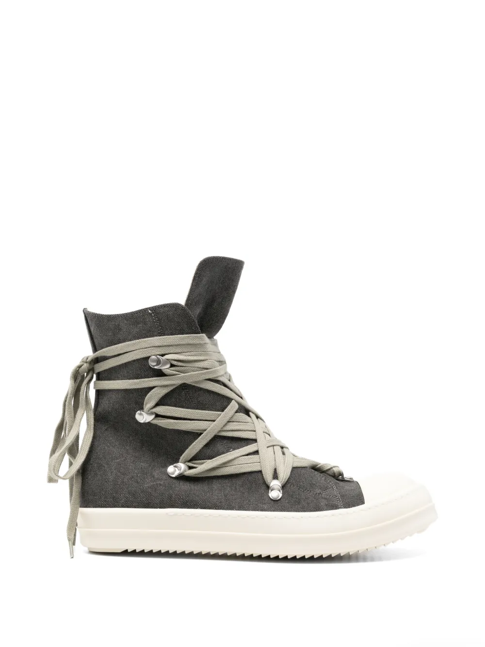 Rick Owens DRKSHDW Megalace high-top sneakers – Grey