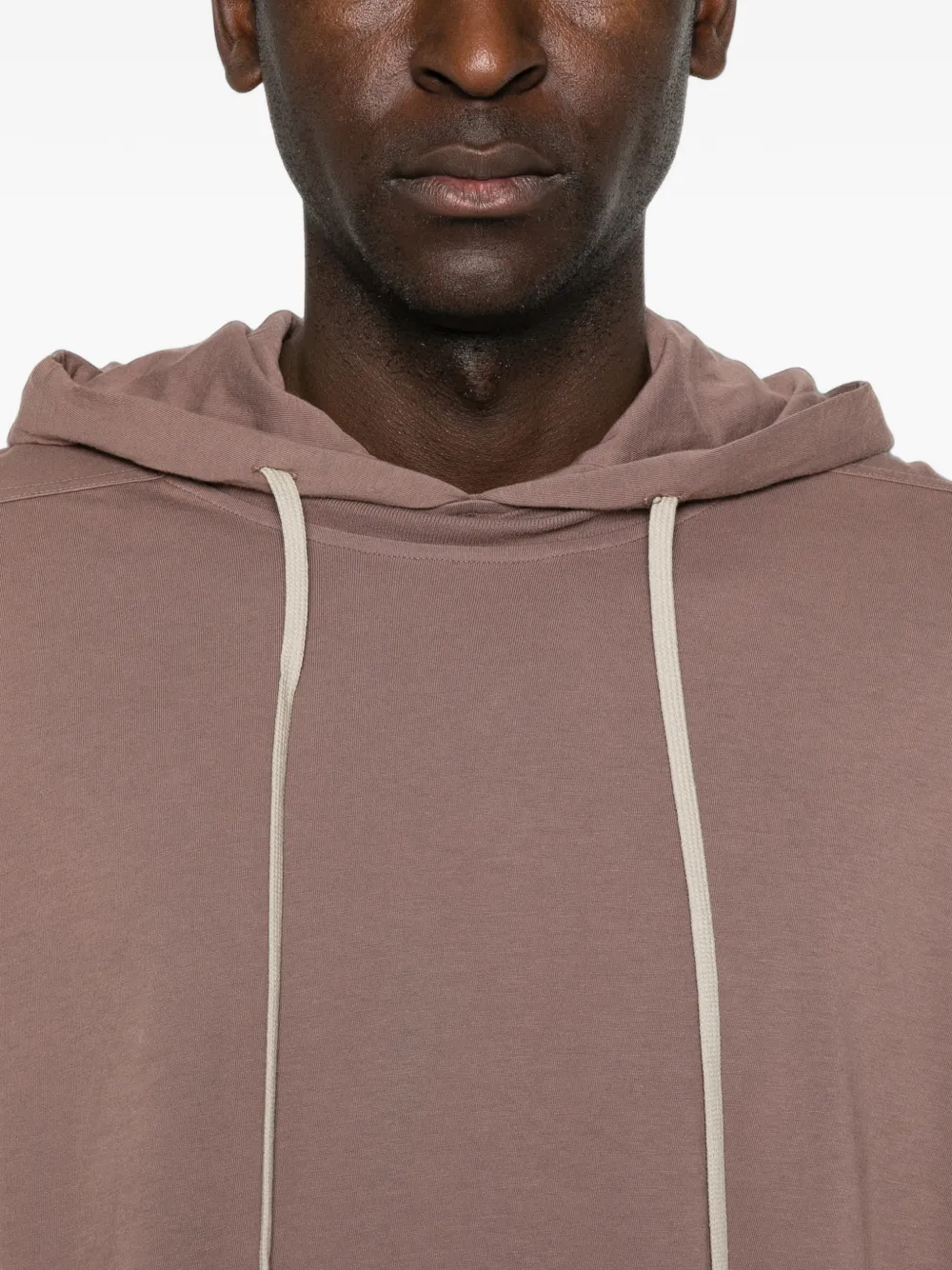 Rick Owens DRKSHDW Tommy Hustler hoodie met dubbele laag Bruin