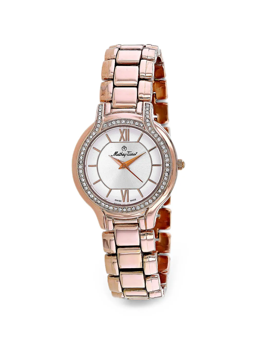 Mathey Tissot Fleury III crystal-embellished 32mm watch - Argento