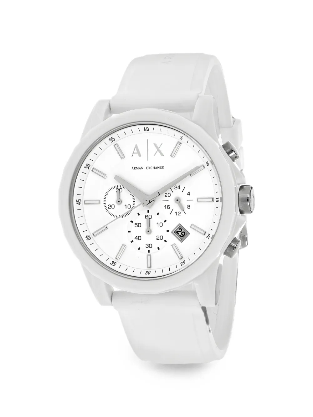 Armani Exchange Active 44mm watch - Bianco