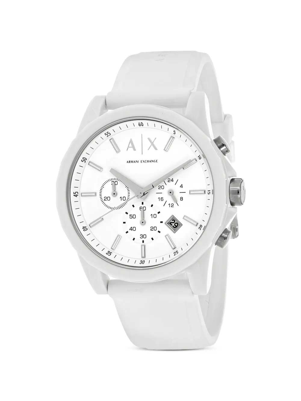 Armani Exchange Active 44mm watch - Bianco