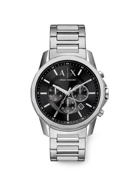 Armani Exchange reloj de acero inoxidable de 44 mm