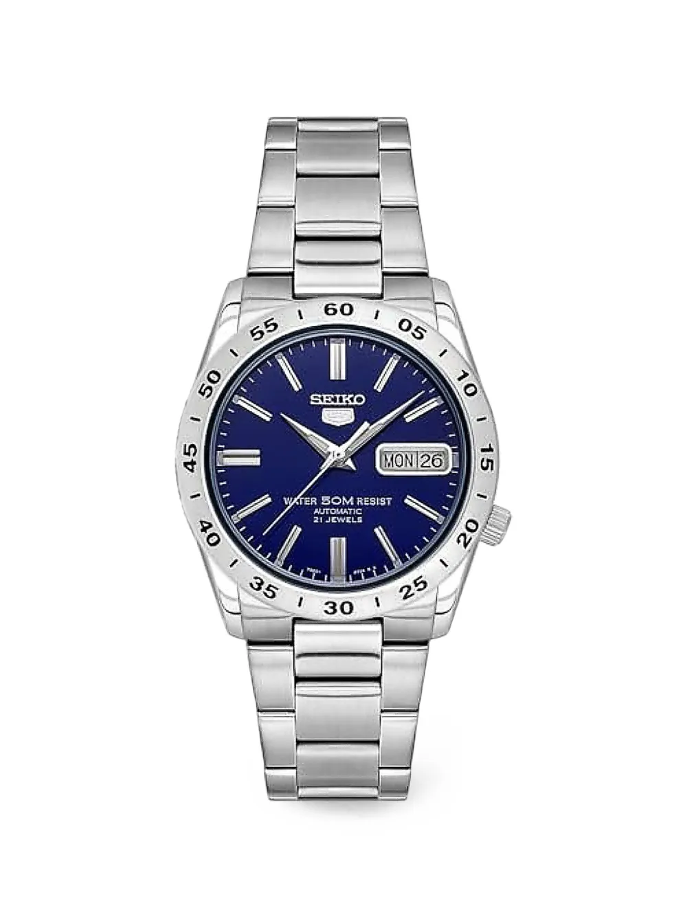 SEIKO 5 automatic 37mm watch - Blu