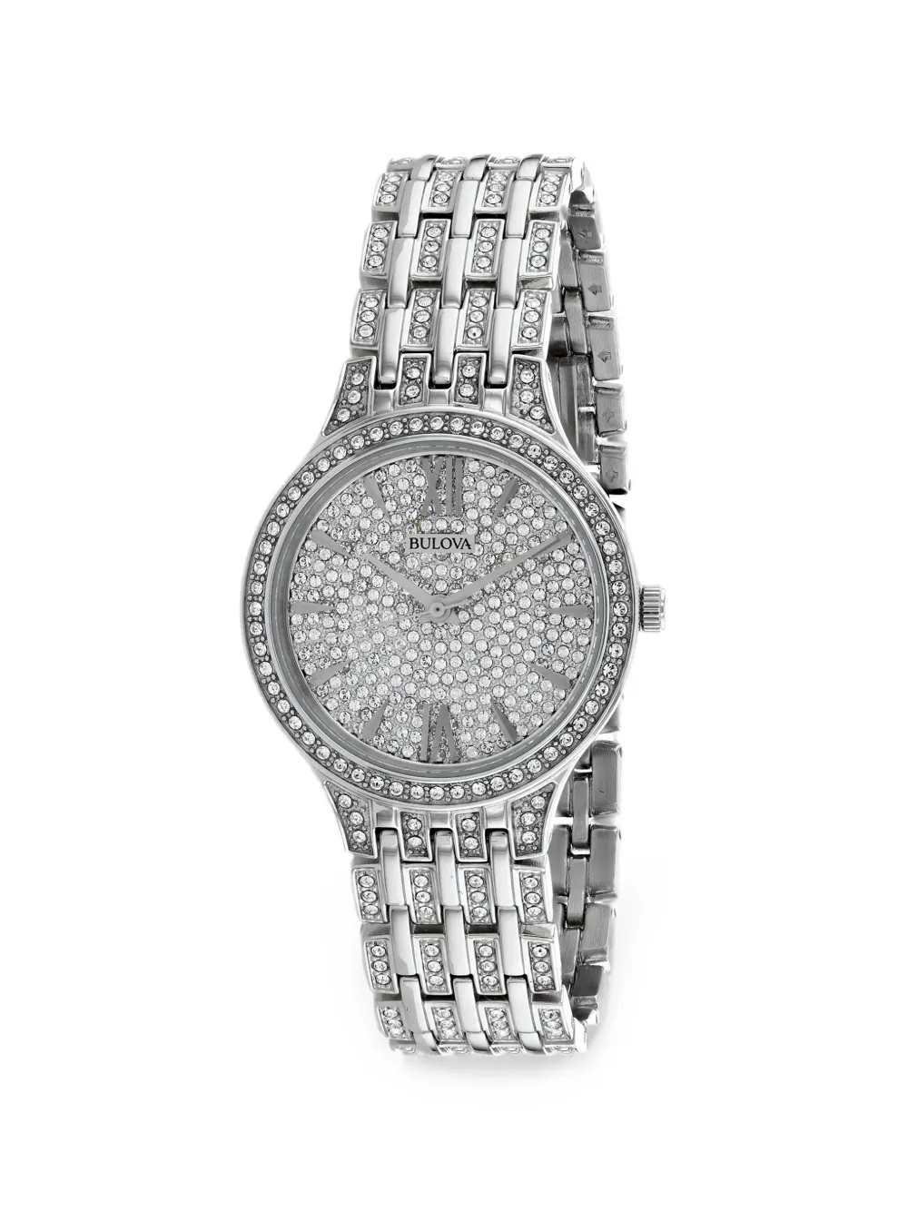 Bulova Phantom crystal 32mm watch - Argento