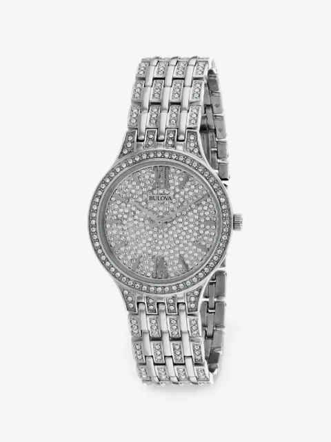 Bulova Phantom 32 mm horloge met kristallen