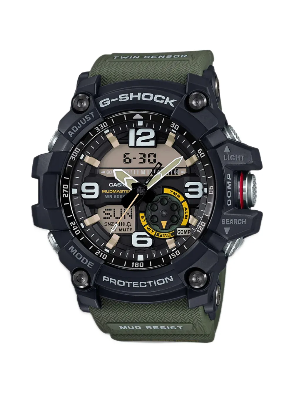 Casio G-Shock Mudmaster 55mm watch - Nero