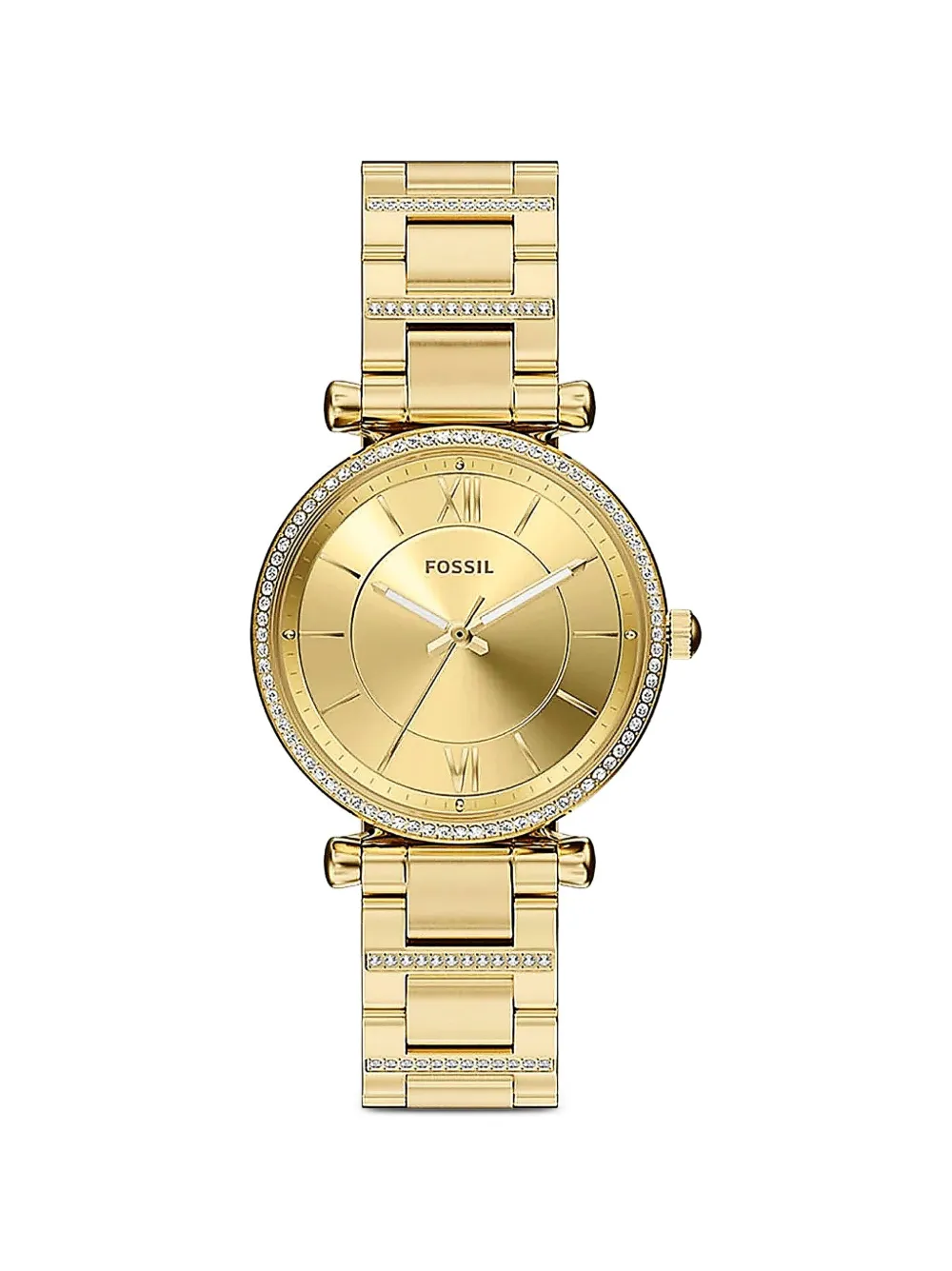 FOSSIL Carlie crystal-embellished 35mm watch - Oro