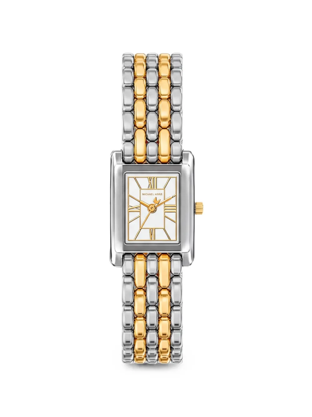 Michael Kors Essex rettangolare 26mm - Bianco