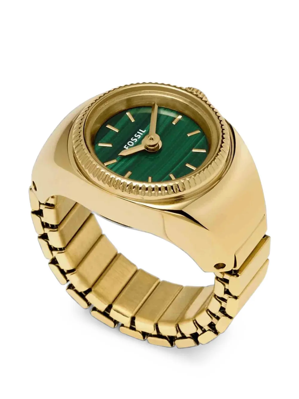 Fossil Watch Ring 15mm Watch In Green