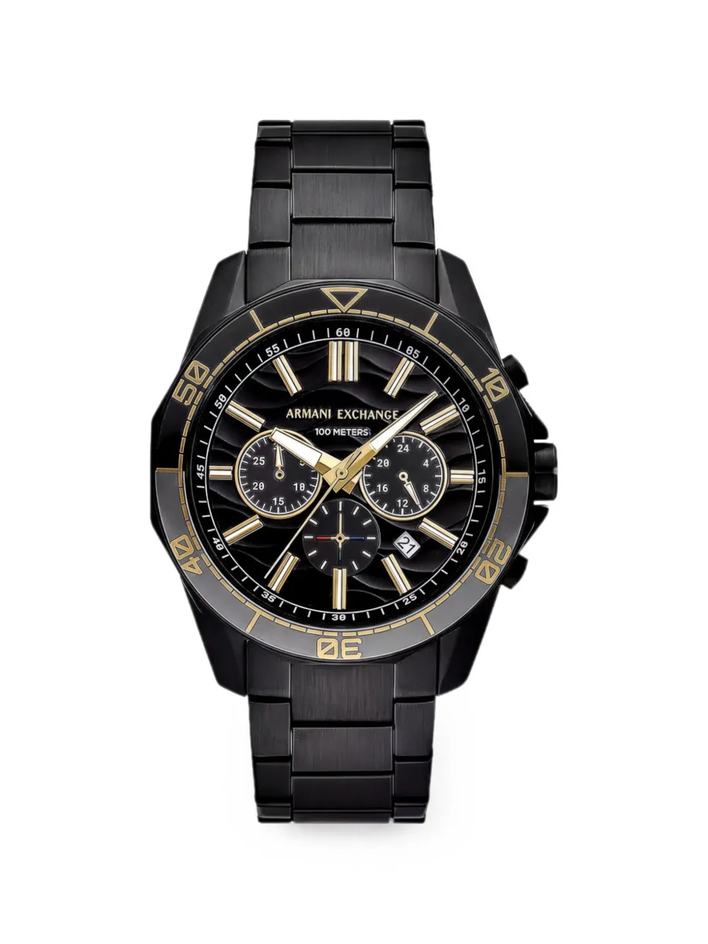 Armani Exchange Orologio Spencer Chronograph 42mm - Nero