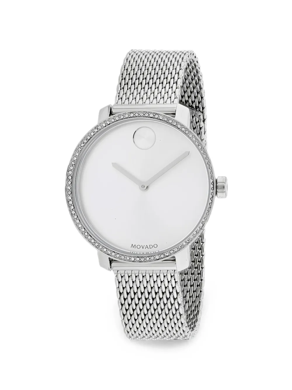 Movado Orologio Mist con cristalli 34mm - Bianco