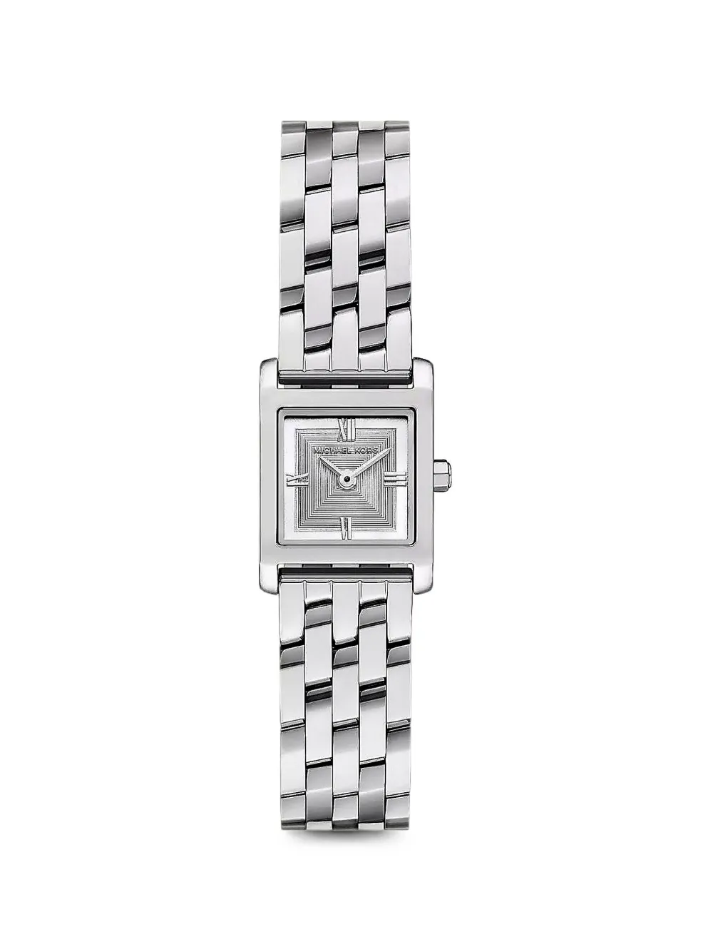 Michael Kors Georgie micro square case 19mm watch - Argento