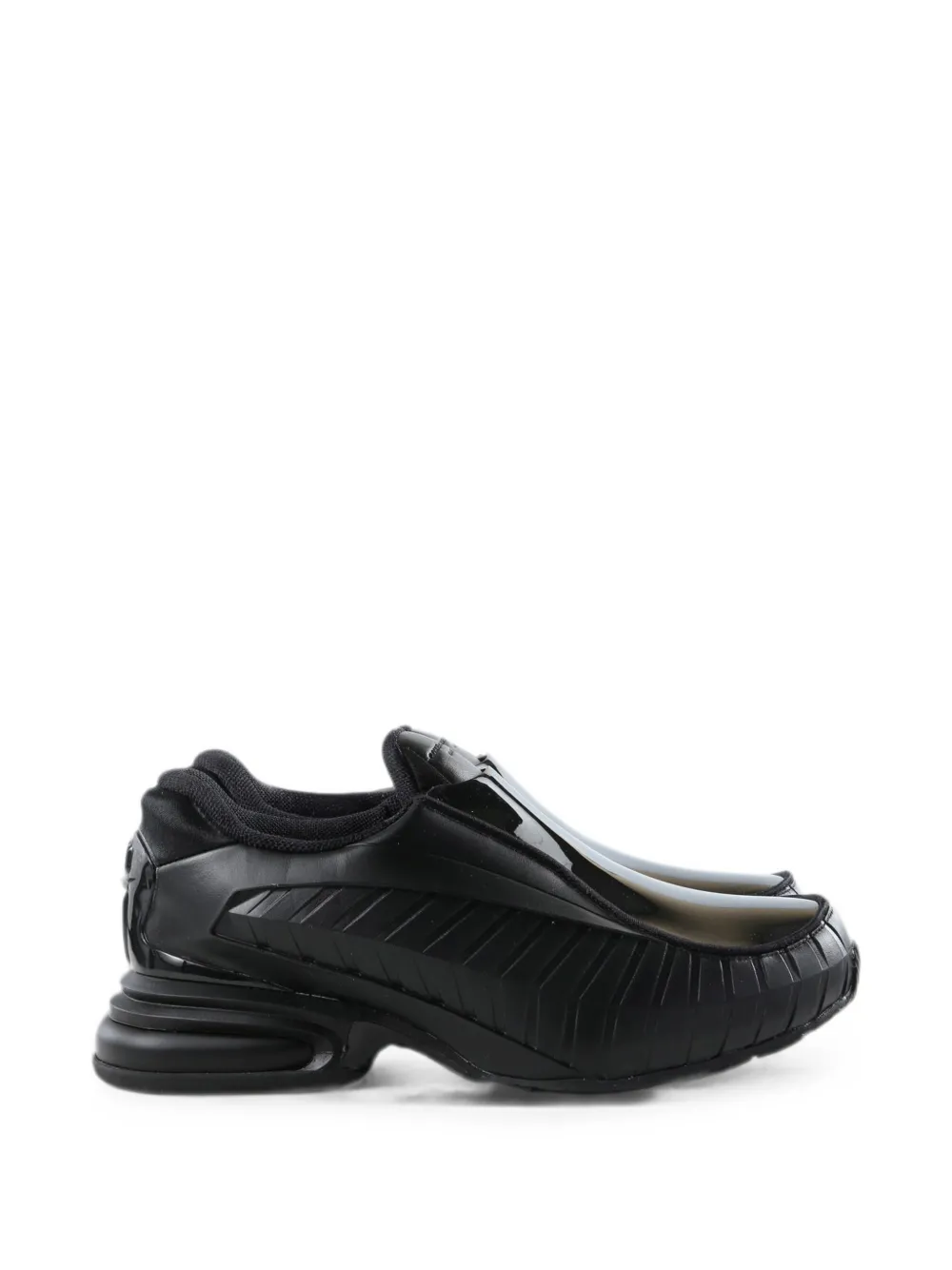 Comme des Garçons Homme Plus panelled slip-on sneakers - Nero