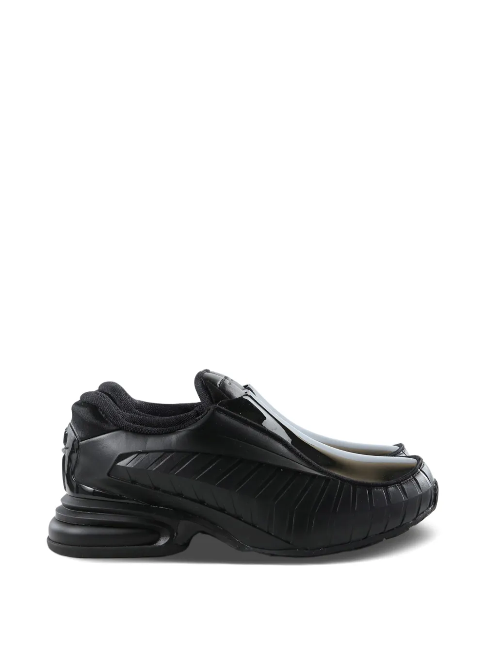 Comme des Garçons Homme Plus panelled slip-on sneakers - Schwarz