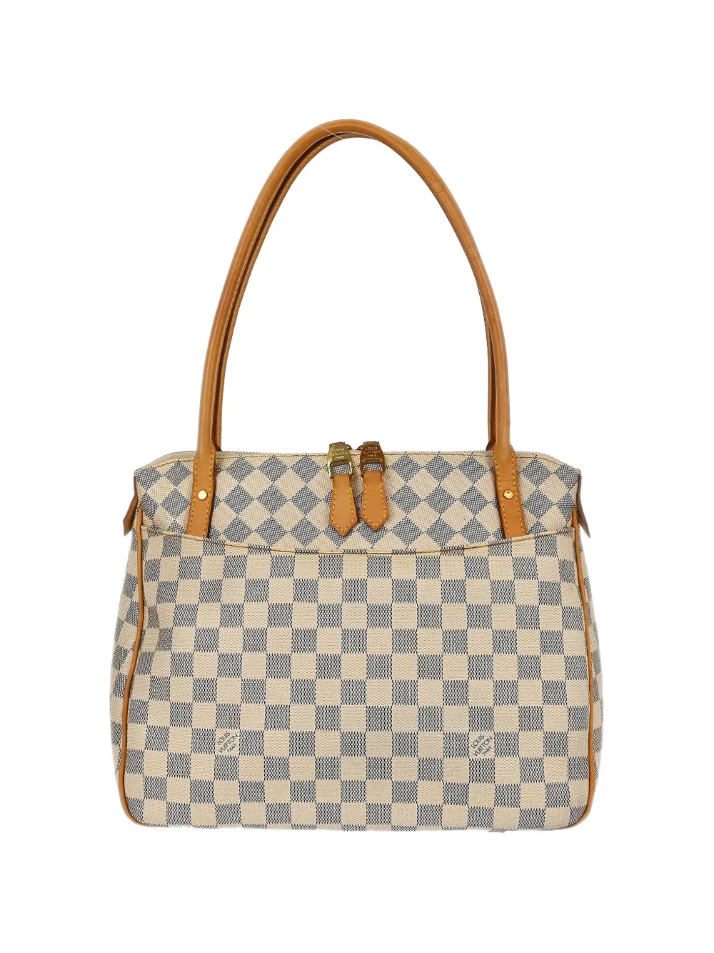 Louis Vuitton Pre-Owned 2012 PM Damier Azur Figari shoulder bag - Nude