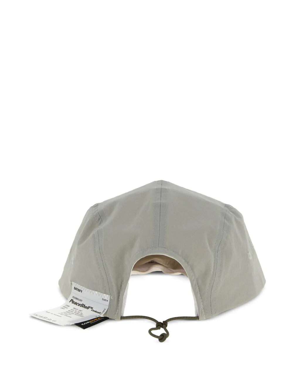  Satisfy Gorra Peaceshell™ Con Visera Corta - Gris 