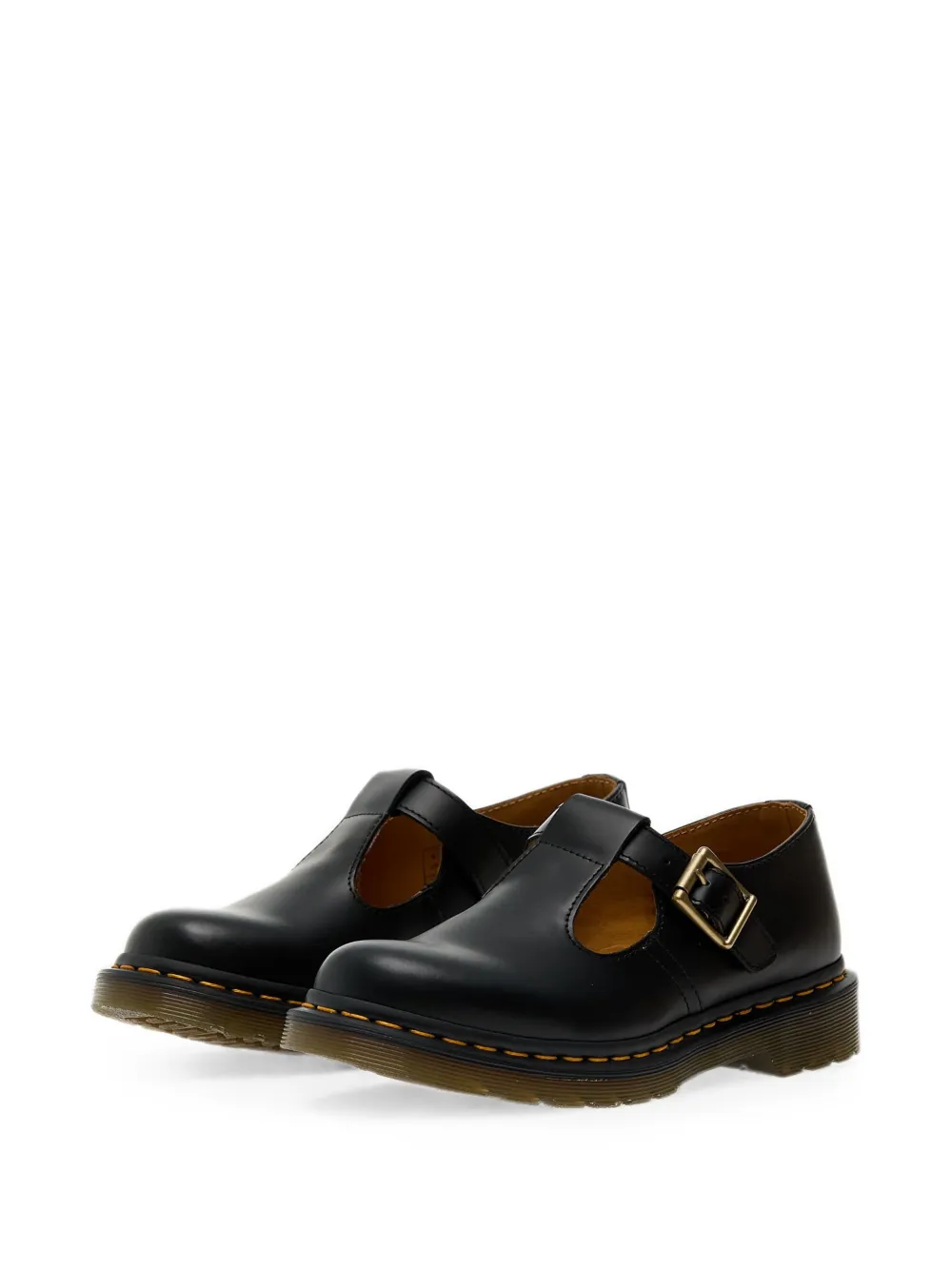 Dr Martens Polley T-bar buckle-fastening shoes Zwart