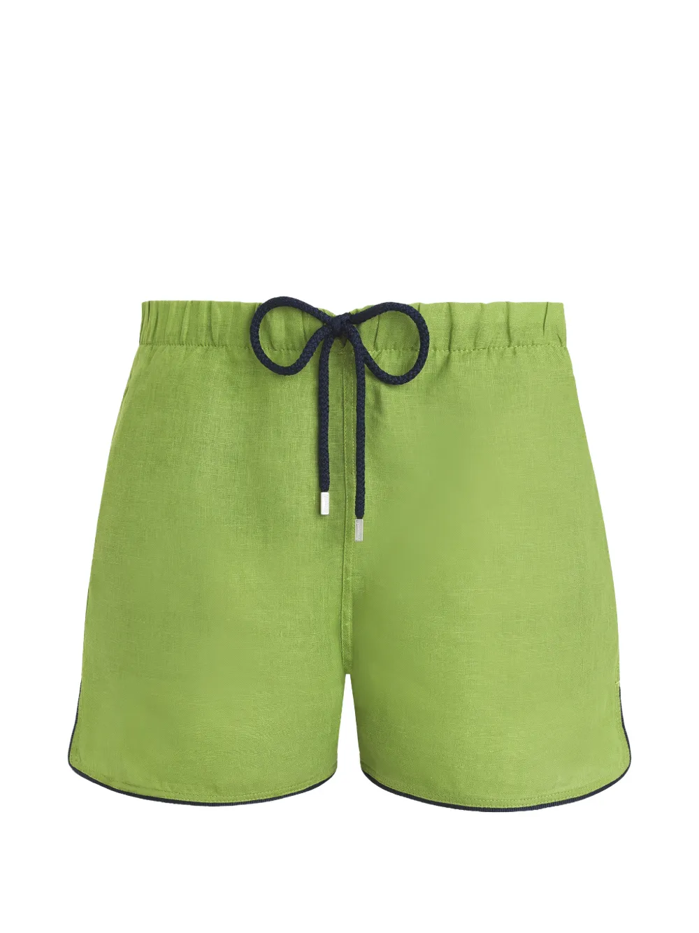 Vilebrequin drawstring linen swim shorts - Verde