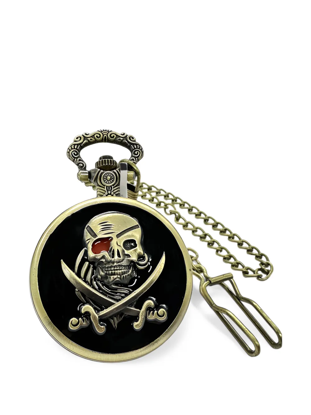 Invicta Vintage skull-motif 47mm pocket watch - Bianco