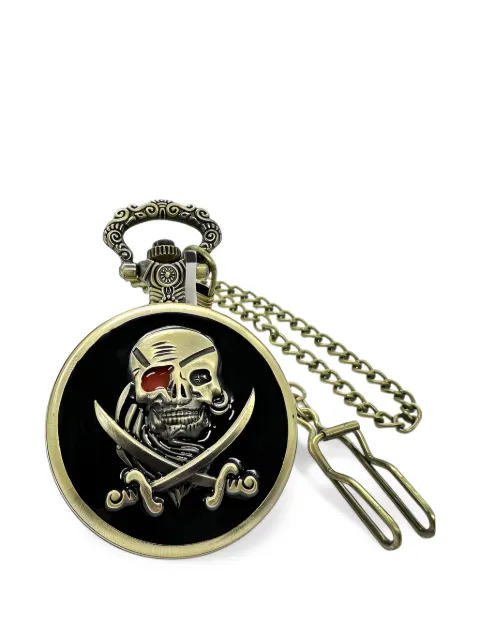 Invicta Vintage skull-motif 47mm pocket watch
