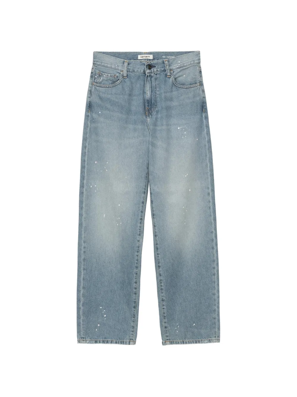 Carhartt WIP Arin Jeans mit Farbklecksen - Blau