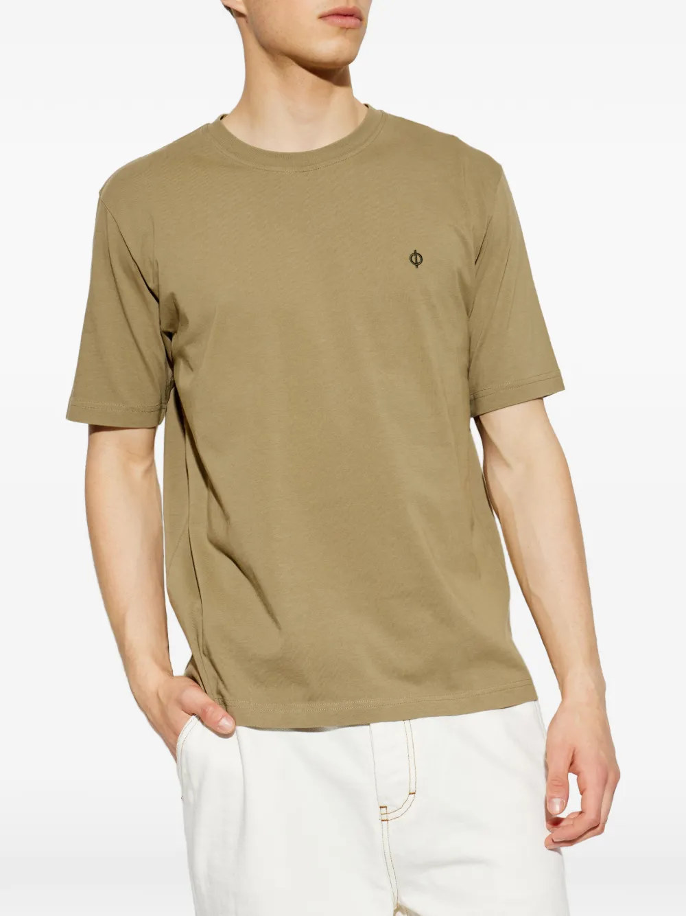  Samsoe Samsoe Saotto Embroidered-logo T-shirt - Verde 