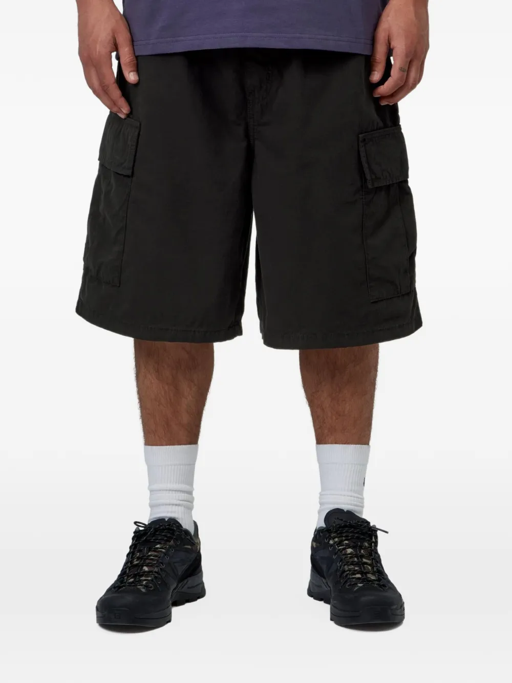 Carhartt WIP Mandler cargo shorts Zwart