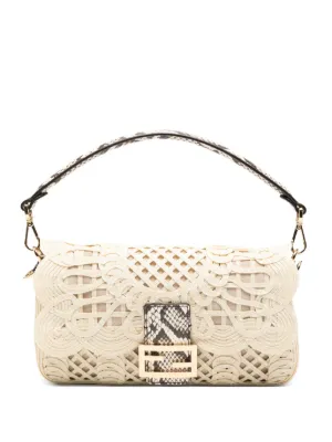 FENDI モノグラム ショルダーバッグ | ニュートラル | FARFETCH JP