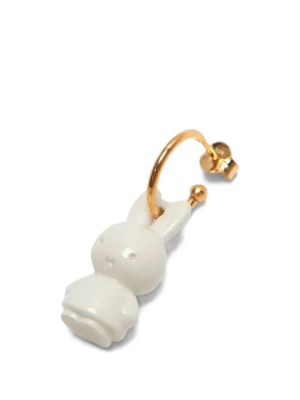 Andres Gallardo Miffy Mini Sing Hoop earring - Oro
