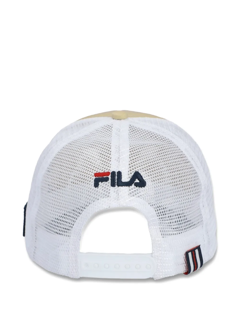 Fila Addie pet met mesh rug en tekst Beige