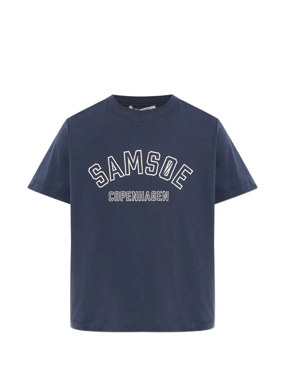 SAMSOE SAMSOE Sacamino logo-print T-shirt - Blu