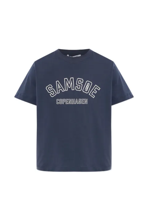 SAMSOE SAMSOE Camiseta Sacamino com logo