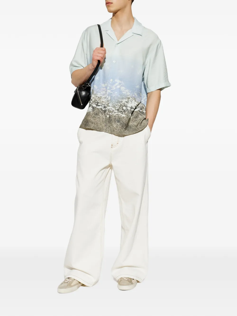  Samsoe Samsoe Camisa Saayo Con Estampado Floral - Azul 