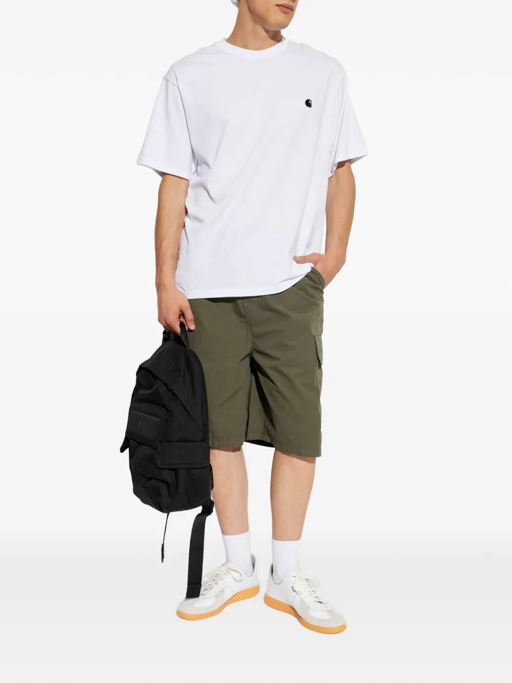Carhartt WIP Mandler cargo shorts Groen