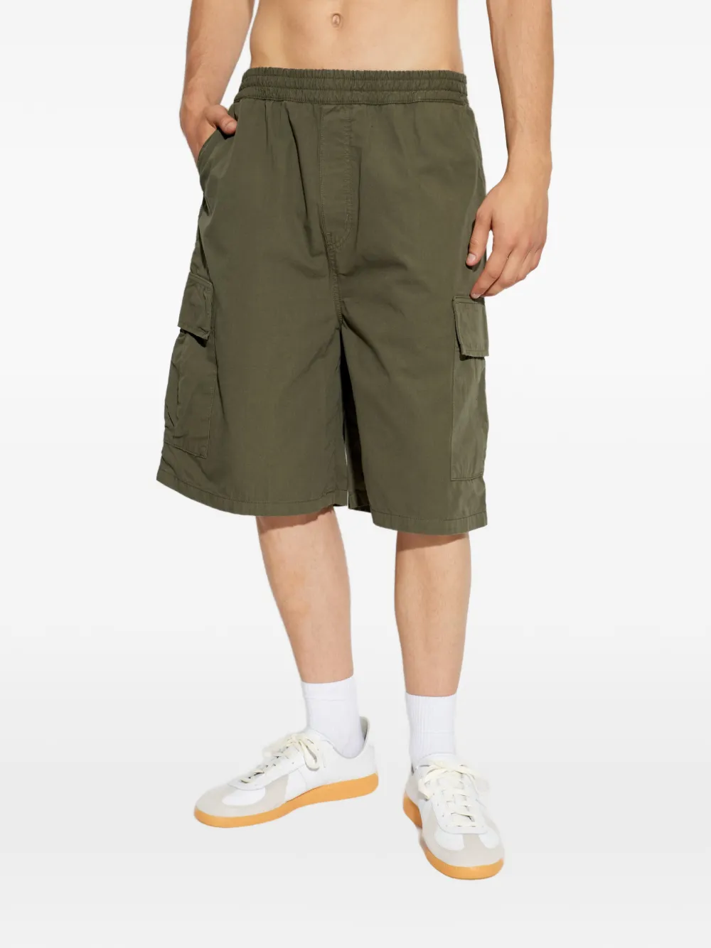 Carhartt WIP Mandler elasticated-waist cargo shorts - Verde