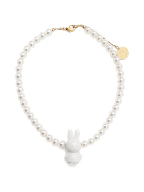 Andres Gallardo x Miffy faux-pearl necklace