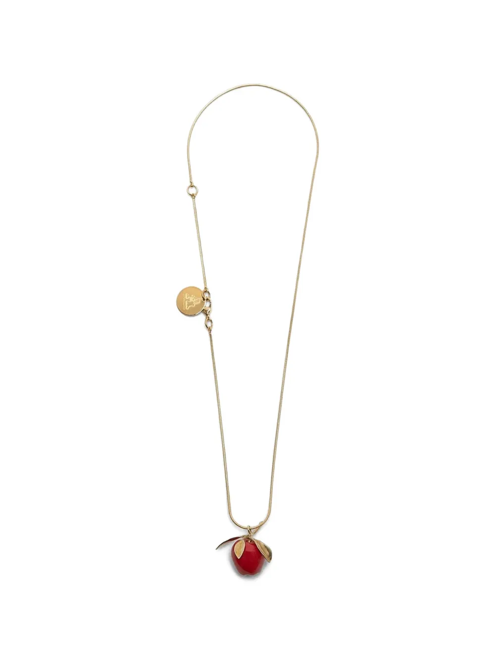 Andres Gallardo Apple Stem snake-chain necklace - Oro
