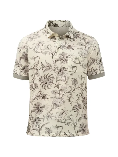 ETRO floral-print polo shirt