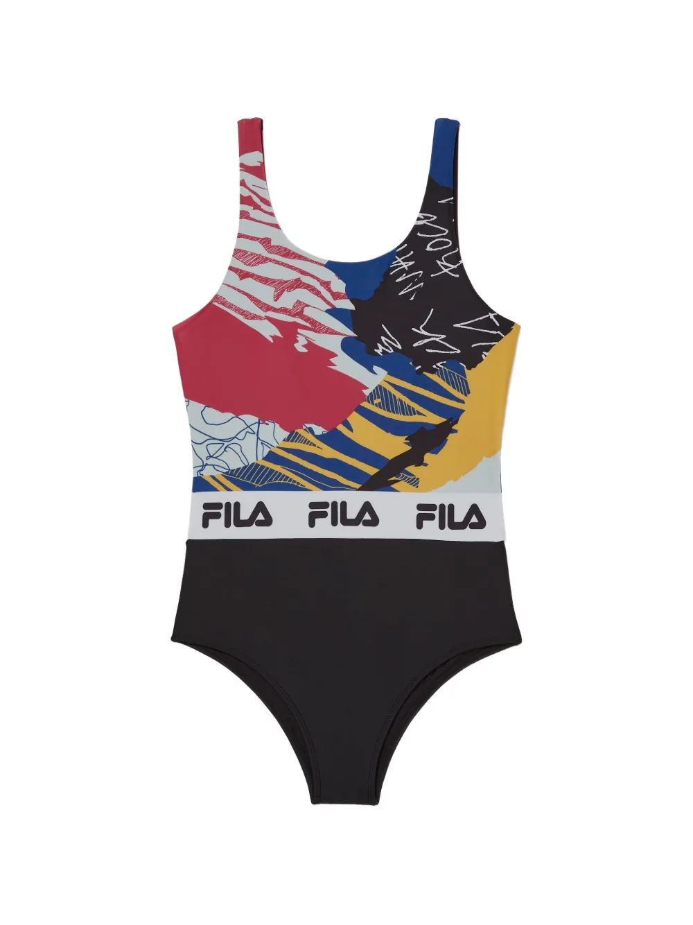 Fila Body con stampa all-over - Nero