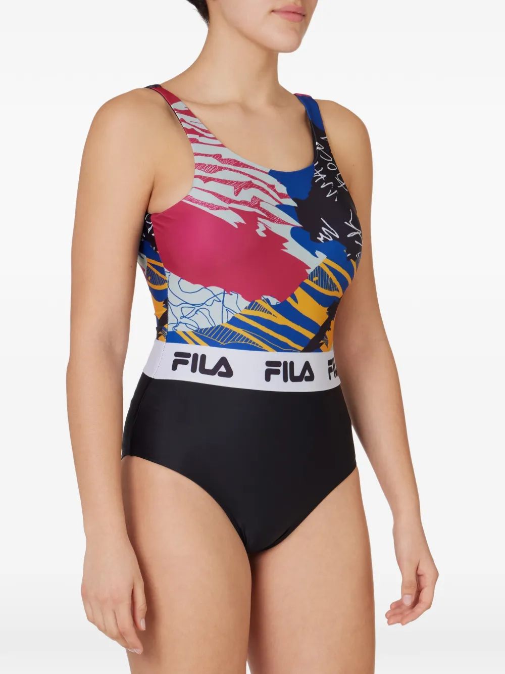 Fila Romper met print Zwart