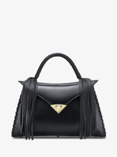 Tyler Ellis large LJ fringe-detail whipstitch tote bag
