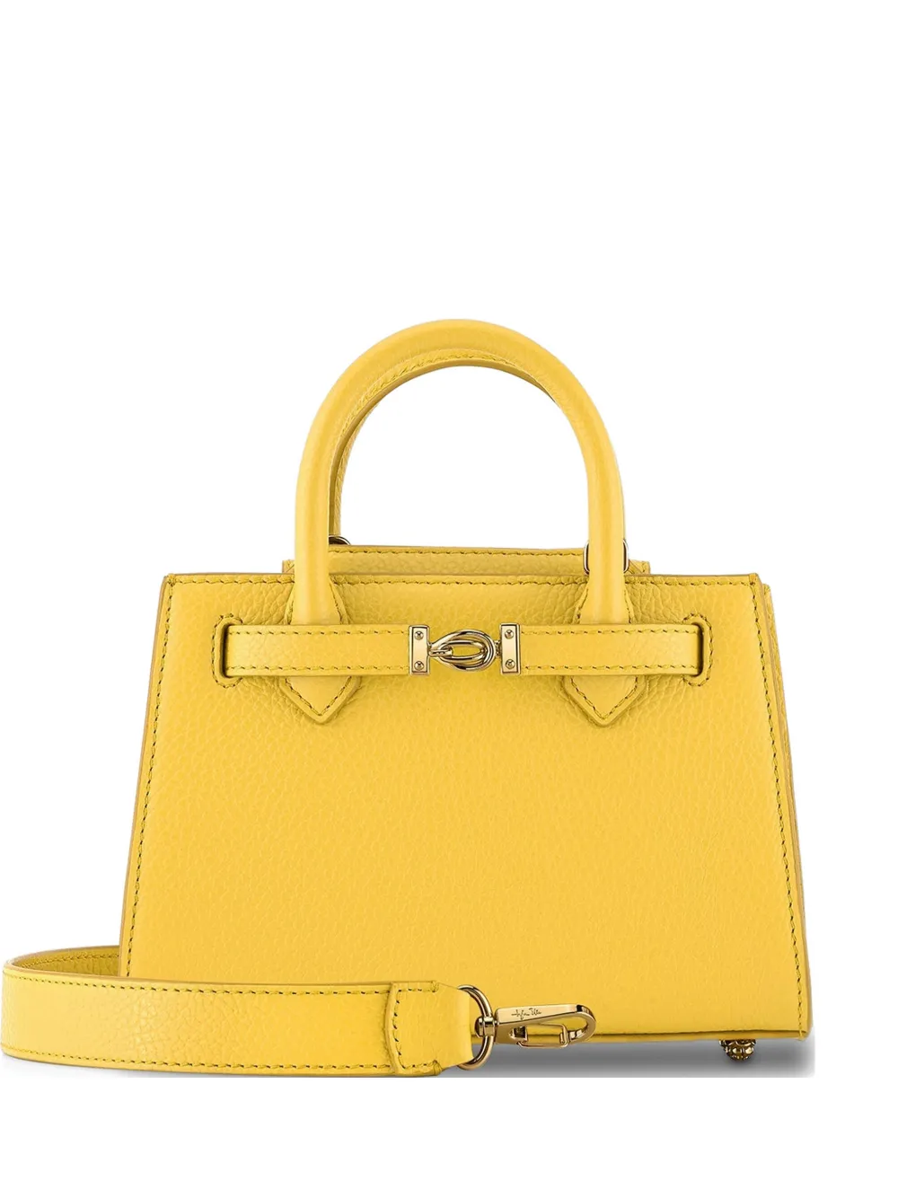 Tyler Ellis mini Winnie Bond-closure tote bag - Yellow